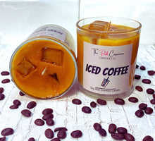 Load image into Gallery viewer, iced coffee candle with gel wax
