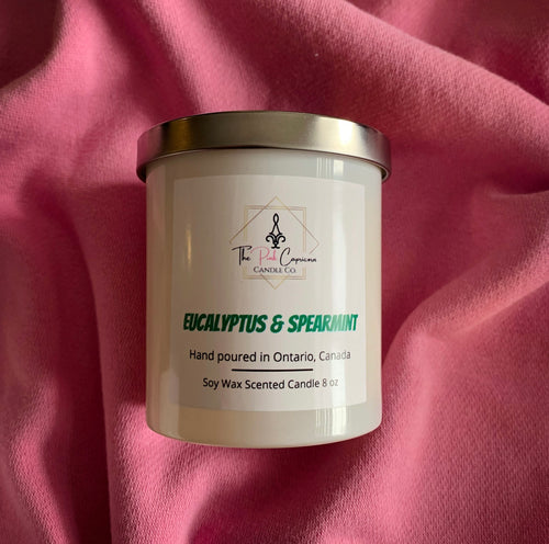 eucalyptus and spearmint candle 